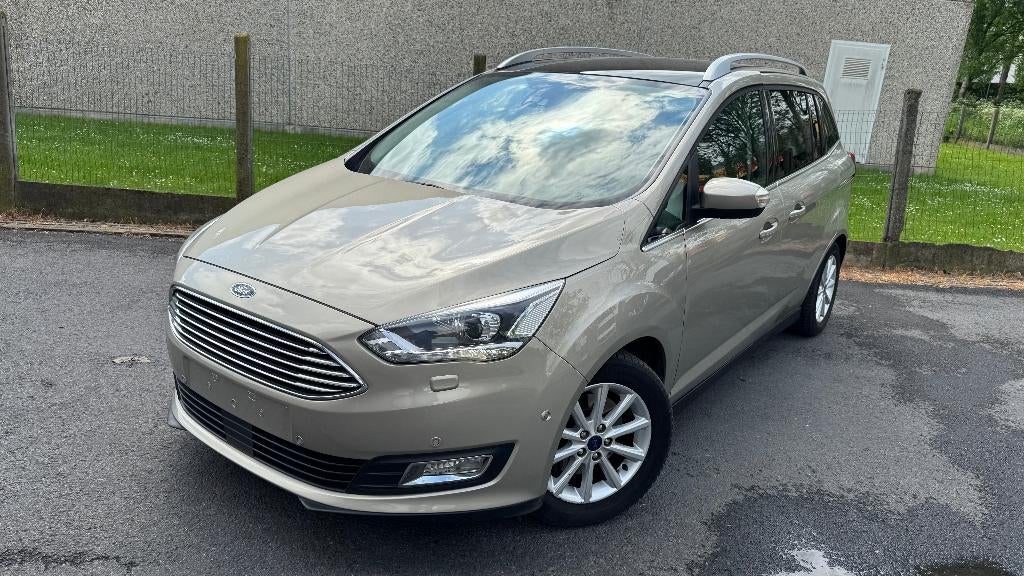 Grand C-Max 1.5 TDCi Titanium * Full Opties * Jaar Garantie, Autos, Ford, Entreprise, Achat, C-Max, Caméra 360°, ABS, Caméra de recul