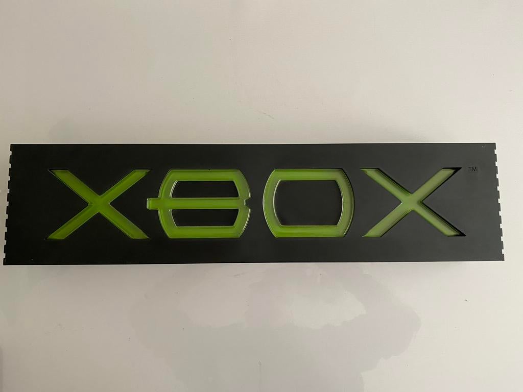 Enseigne lumineuse Xbox, Consoles de jeu & Jeux vidéo, Consoles de jeu | Xbox Original, Enlèvement ou Envoi, Utilisé