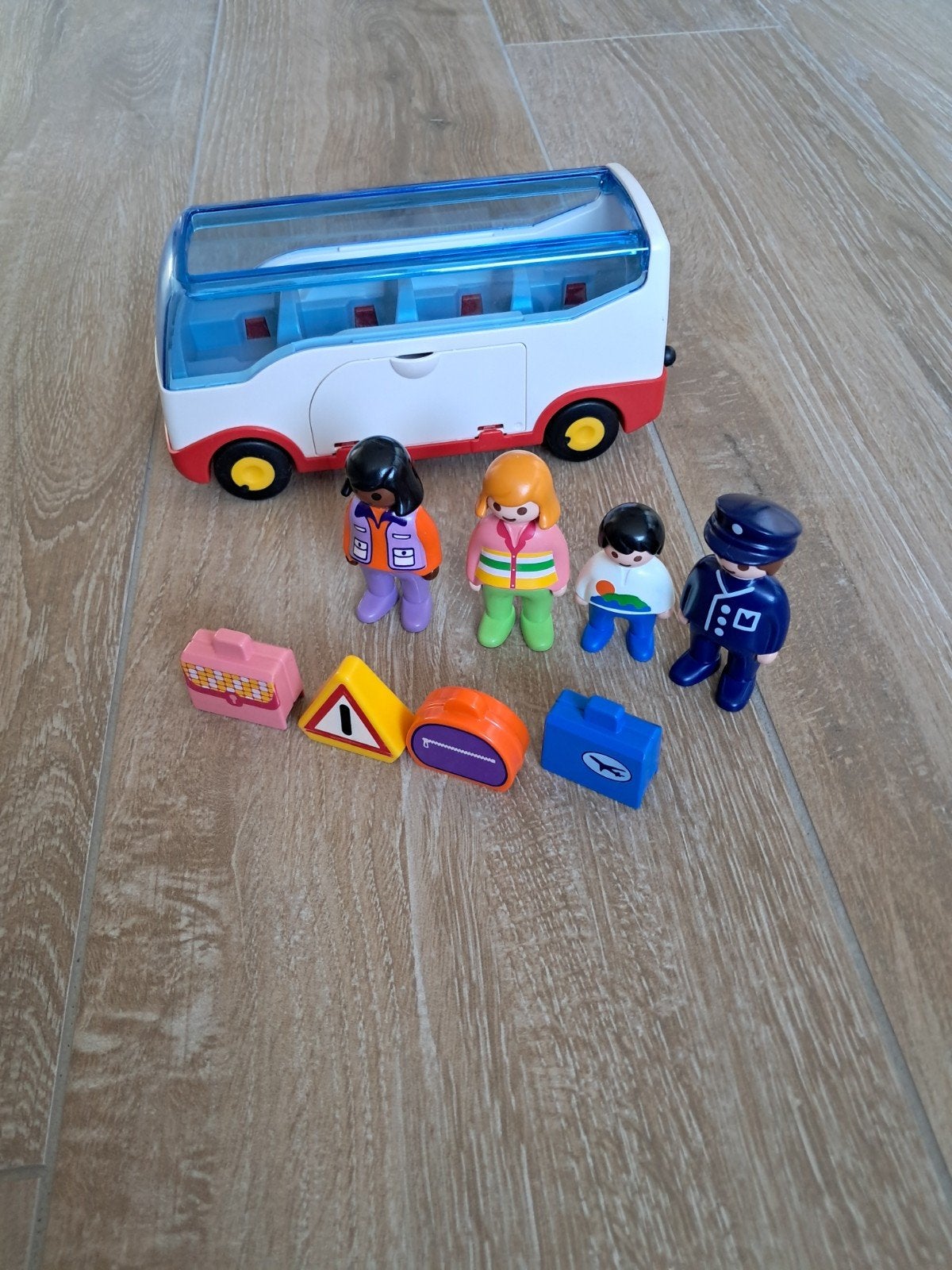 Playmobil 1-2-3 Autobus set 6773, Kinderen en Baby's, Speelgoed | Playmobil, Complete set, Voertuig, 1.2.3, Ophalen of Verzenden