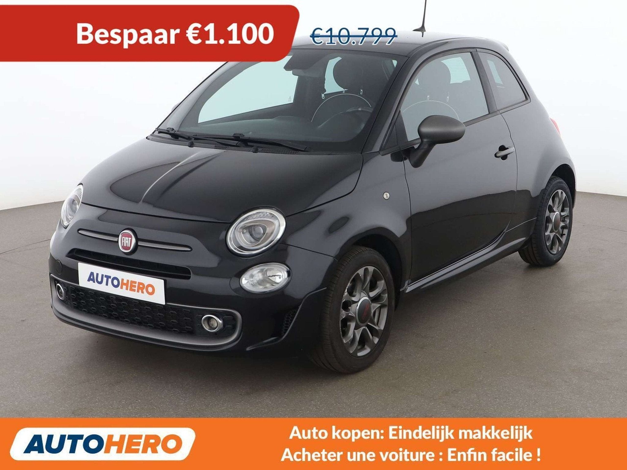 Fiat 500 1.2 Sport (année de construction 2019), Autos, 1242 cm³, Achat, Euro 6, 69 ch