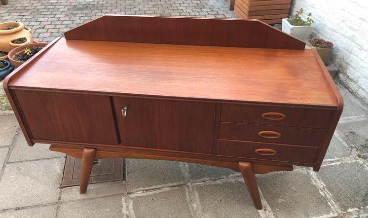 Coiffeuse ou commode vintage avec miroir, Enlèvement, Utilisé