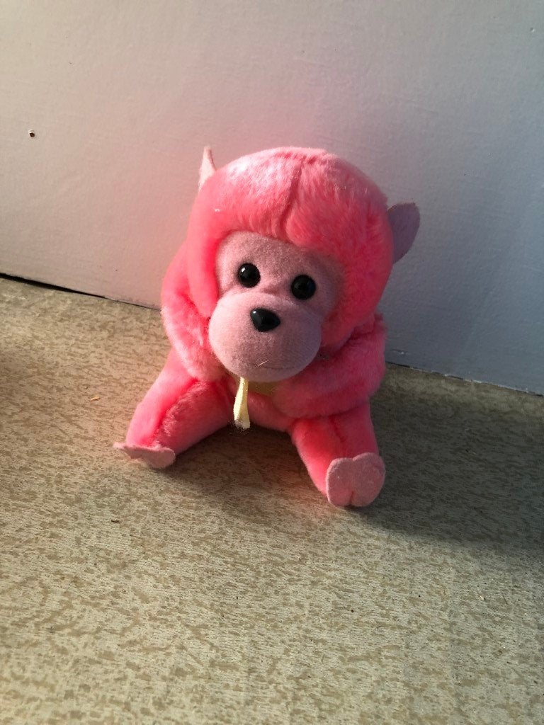 araignée, singe, rose, bras longs, singe, Enfants & Bébés, Jouets | Peluches, Enlèvement ou Envoi, Singe