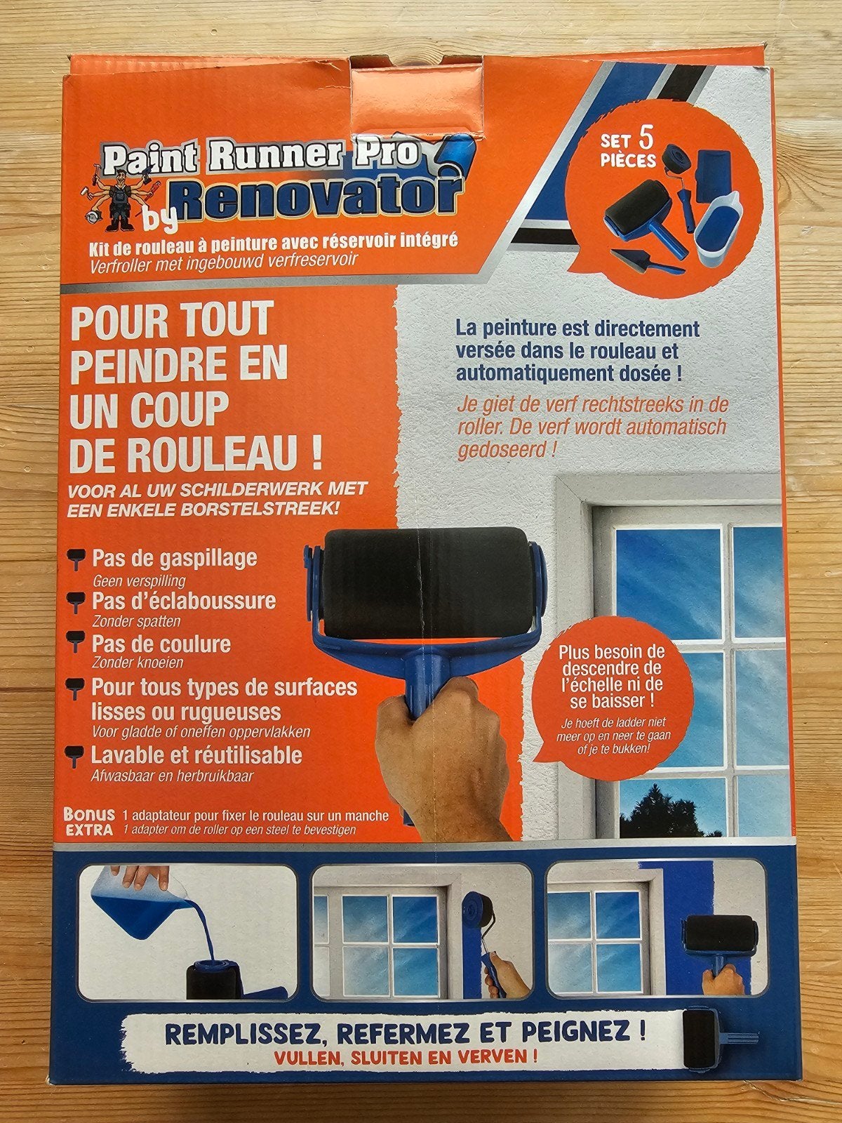 kit de rouleau à peinture avec réservoir intégré, Enlèvement, Rouleau à peinture