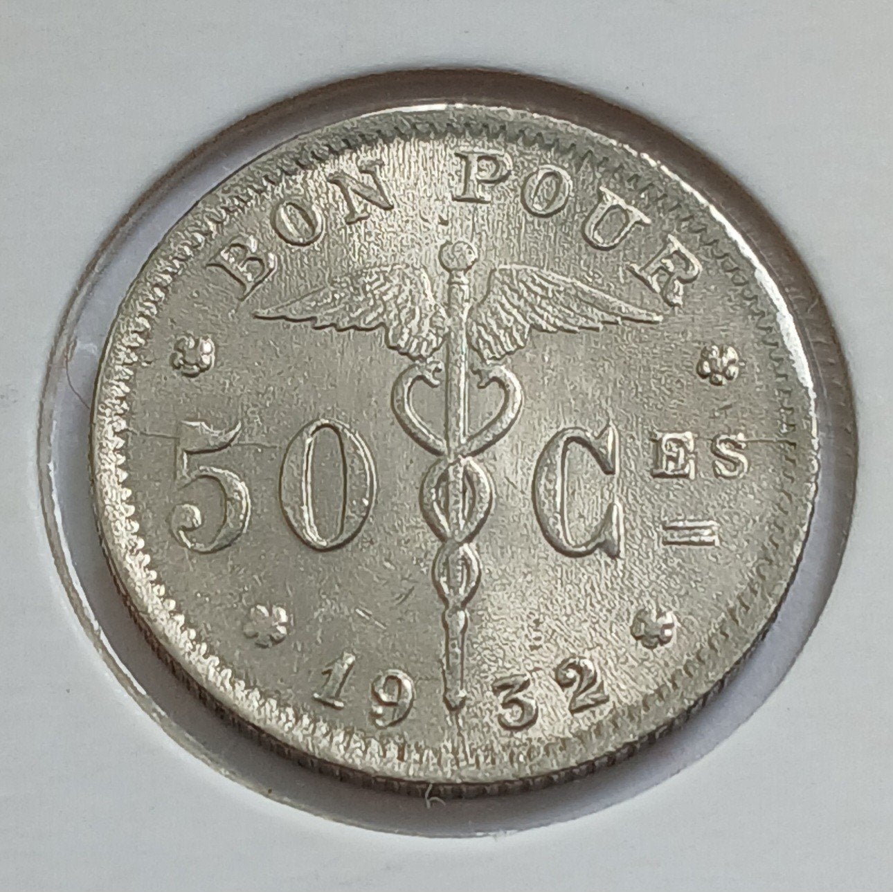 50 centimes 1932, Timbres & Monnaies, Monnaies | Asie, Enlèvement ou Envoi