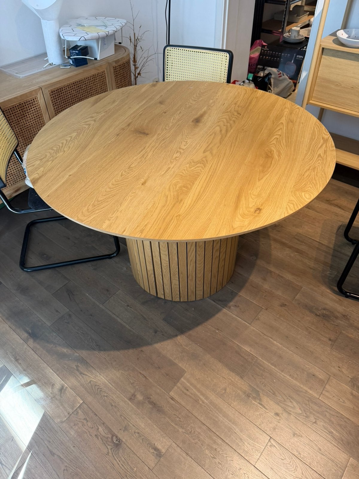 Ygo Tekla Ronde eettafel 120cm, Enlèvement, Comme neuf
