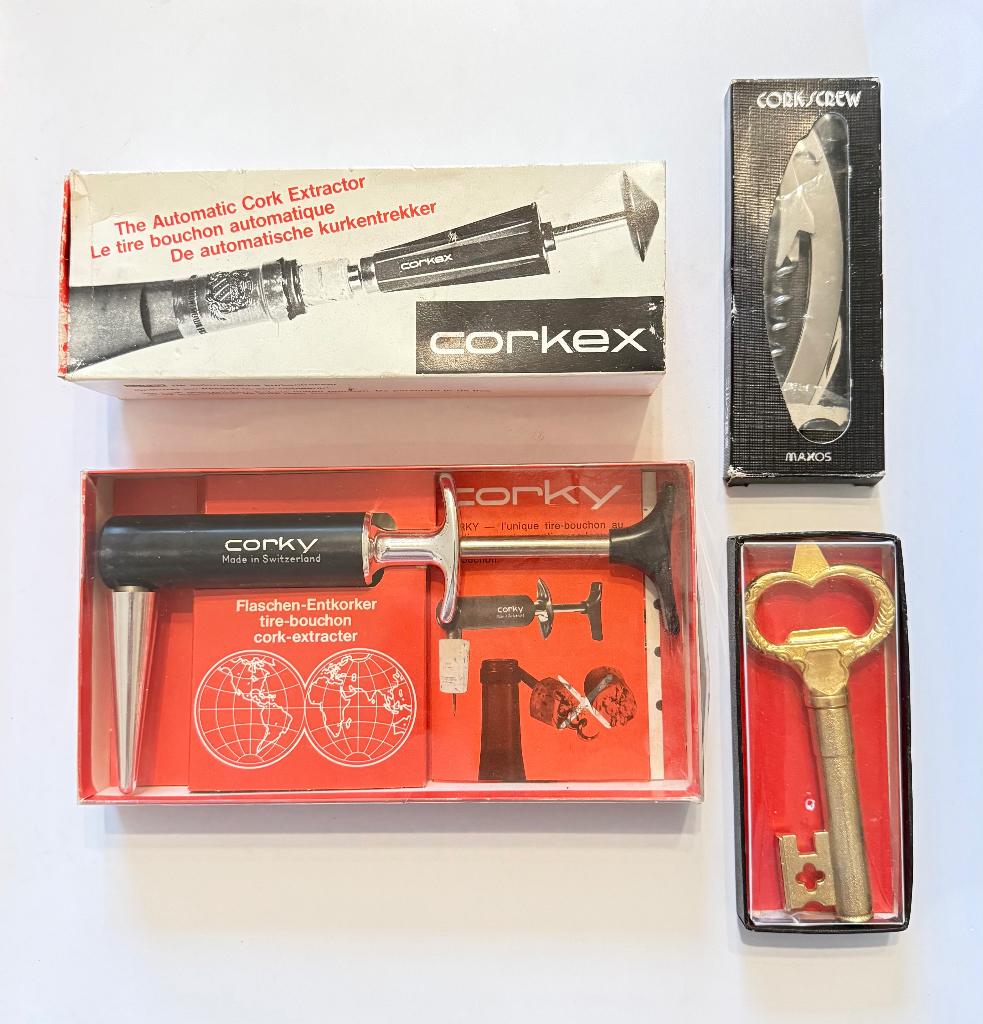 lot van 4 kurkentrekkers, Ophalen of Verzenden