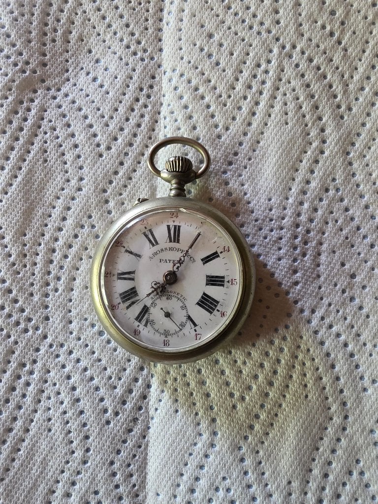 montre a gousset, Autres marques, 1900 à 1930, Autres matériaux, Montre de poche