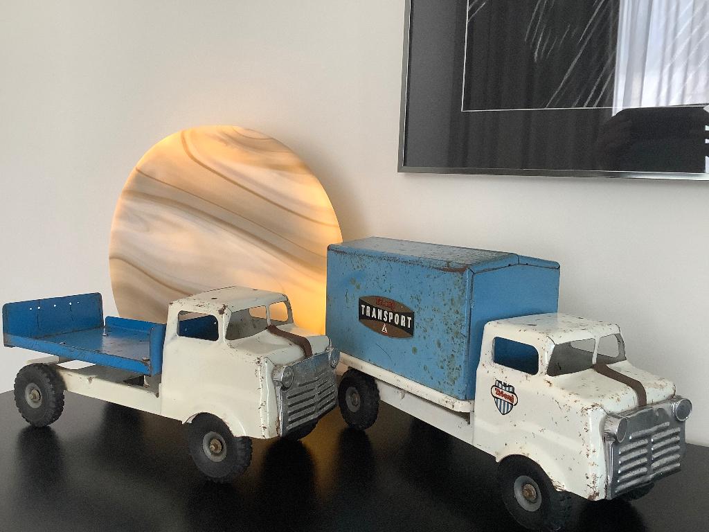 TRIANG TRUCKS TIN TOYS ENGELAND JAREN 50., Ophalen
