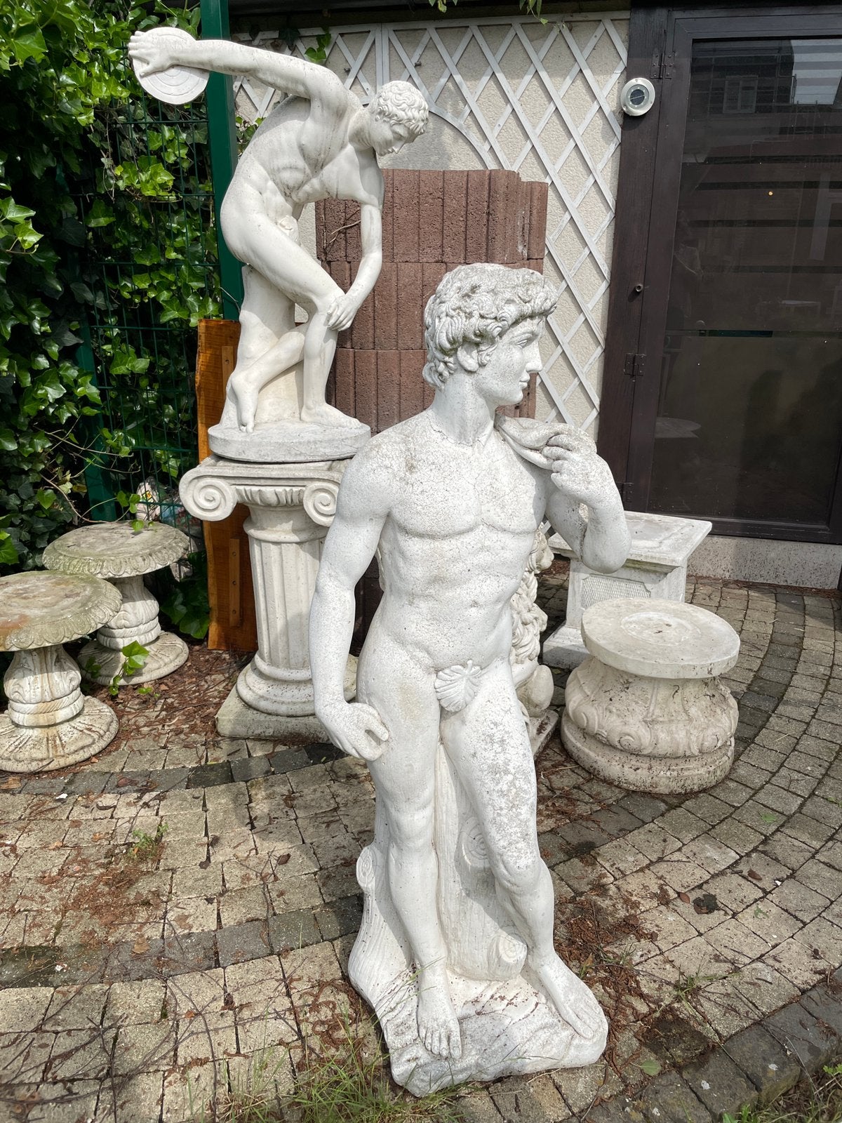 Tuinbeelden | Griekse beelden, sokkels, decoratie ..., Jardin & Terrasse, Statues de jardin, Utilisé, Homme, Autres matériaux