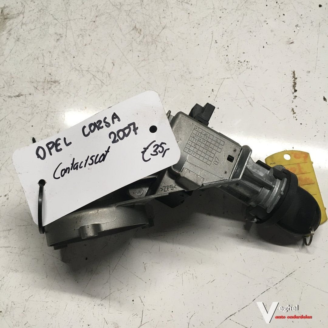 Opel Corsa 2007 Contactslot met sleutel, Auto-onderdelen, Gebruikt, -, -, Ophalen of Verzenden