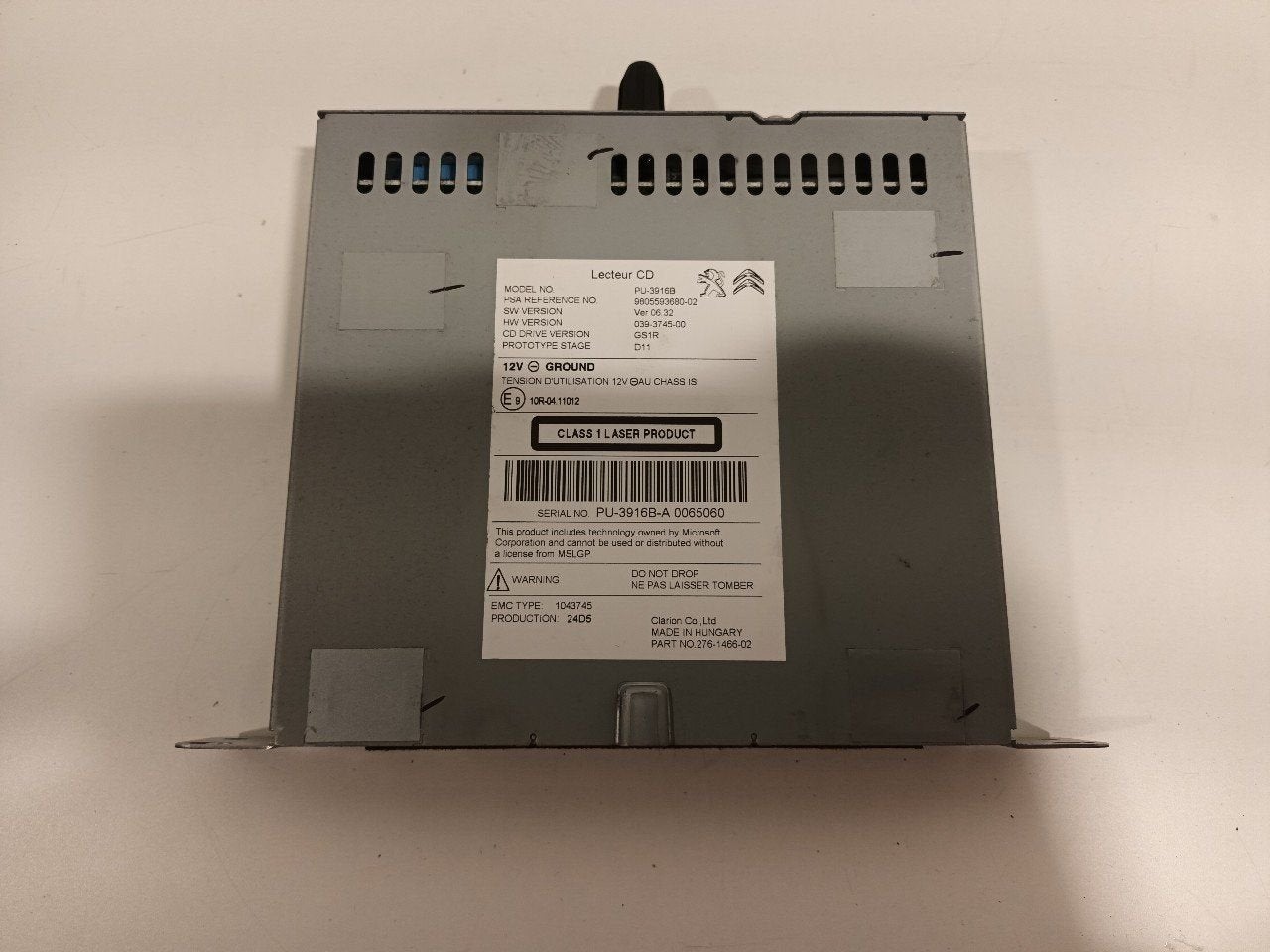 Cd speler Peugeot 308, Autos : Divers, Autoradios, Enlèvement ou Envoi, Van der Ven Autorecycling B.V., Onderdelen@venauto.nl