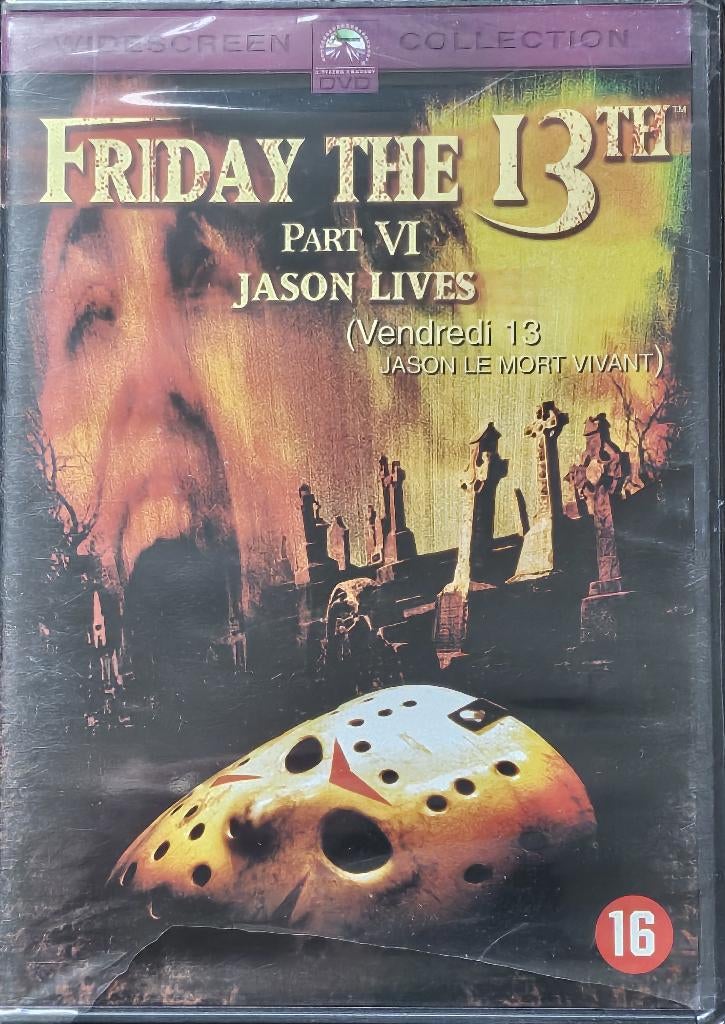 Friday the 13th Part VI: Jason Lives (1986) SEALED, Cd's en Dvd's, Dvd's | Horror, Ophalen of Verzenden, Nieuw in verpakking, Slasher