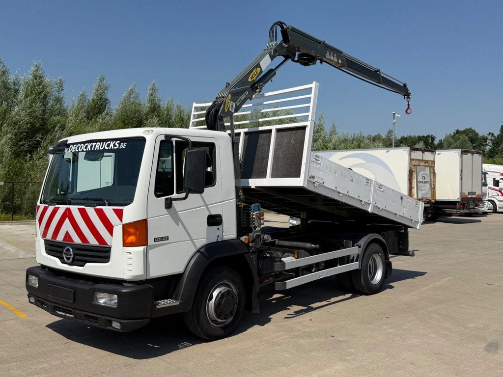 Nissan ATLEON 12.22 3-KANT KIPPER+KRAAN (bj 2007), Auto's, Overige merken, Overige brandstoffen, Bedrijf, Te koop