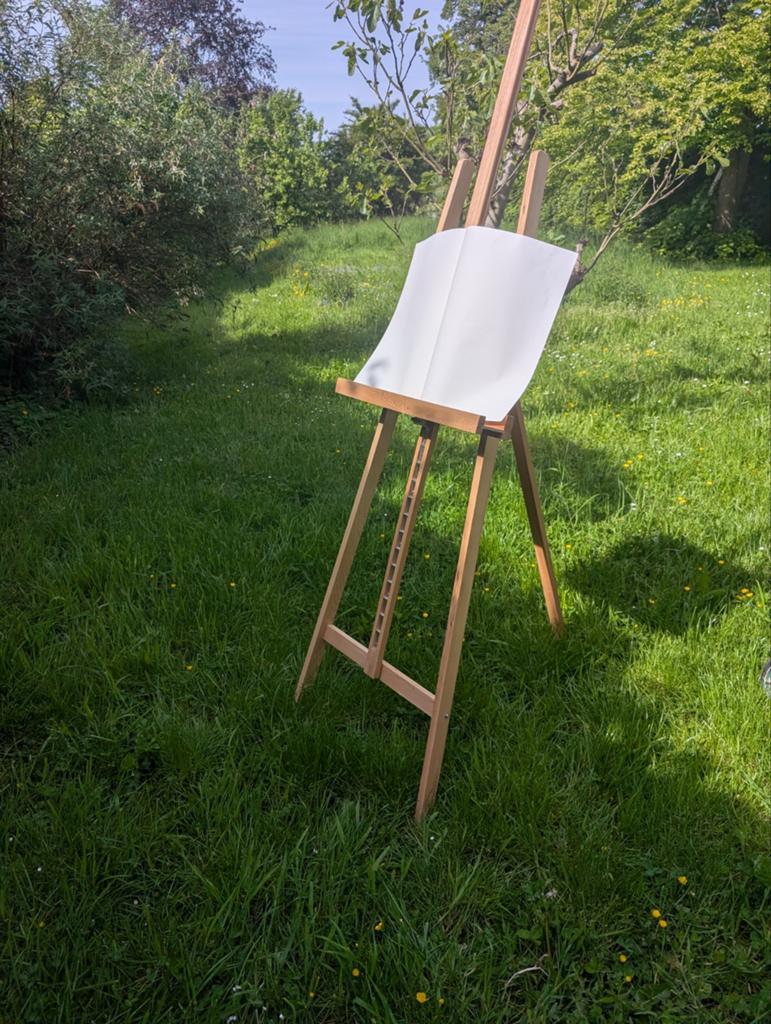 Chevalet en bois de hêtre, neuf, de qualité robuste, Hobby & Loisirs créatifs, Peinture, Enlèvement