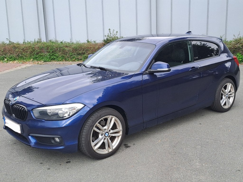BMW 118i 2017 96.700km, 100 kW, 116 g/km, Euro 6, Blauw