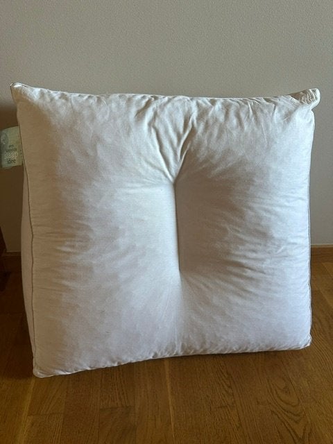 Rugkussen/leeskussen voor in bed of zetel, Ophalen, Zo goed als nieuw, Wit, 70 cm of minder