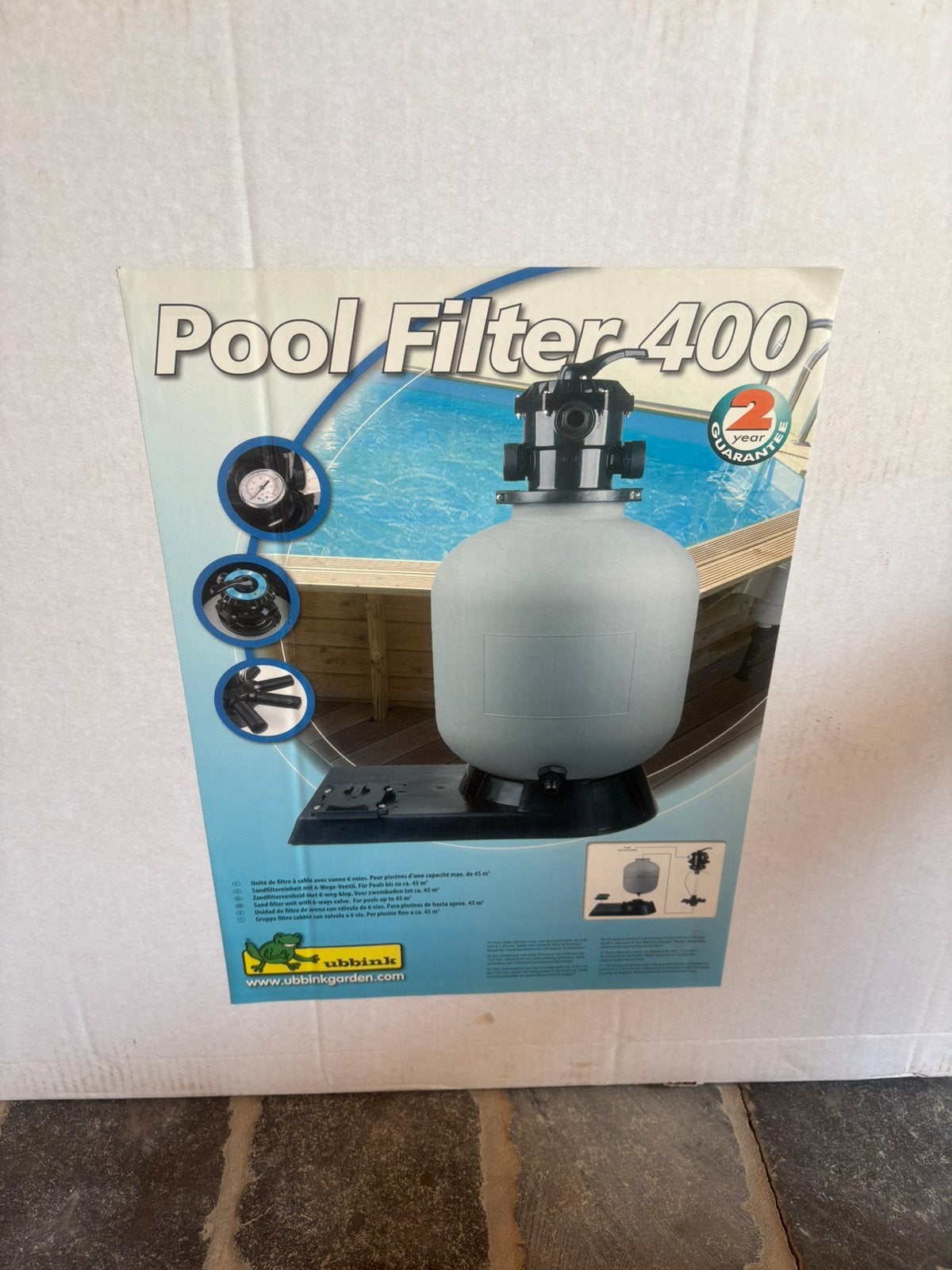 Ubbink PoolFilter 400 nieuw in doos, Tuin en Terras, Ophalen, Nieuw