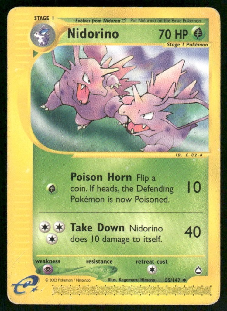 Nidorino 55/147 - Aquapolis, Hobby en Vrije tijd, Verzenden, Gebruikt