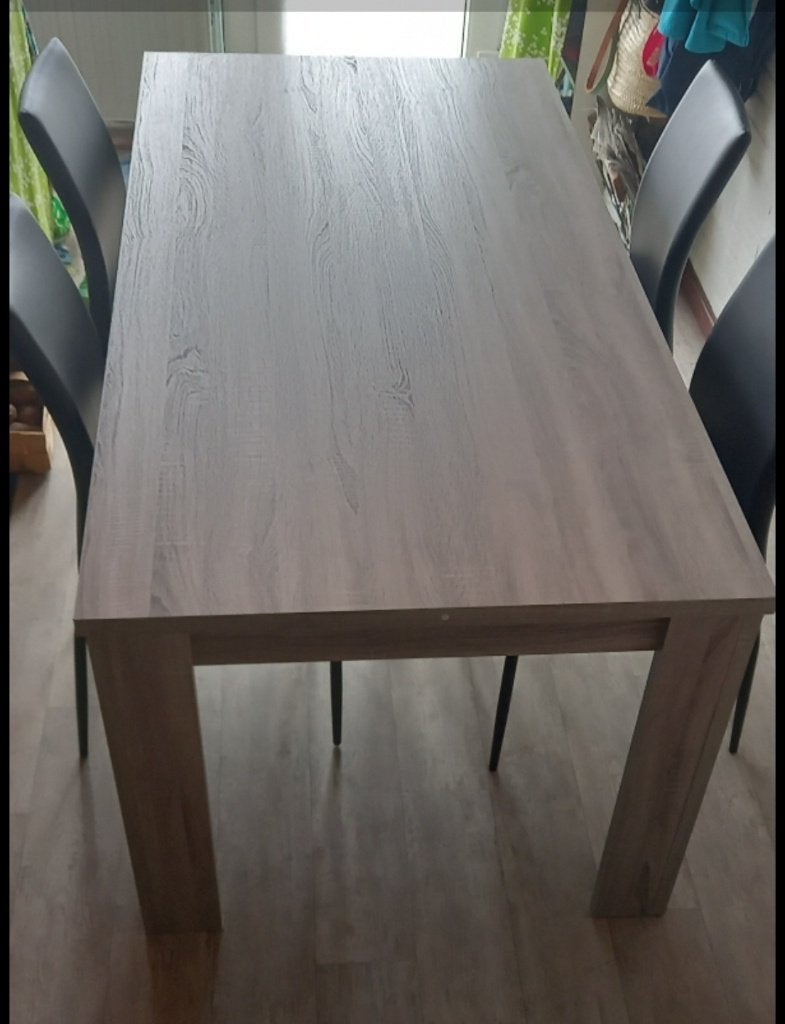 Tafel, Neuf, Quatre personnes, 150 à 200 cm, Pin