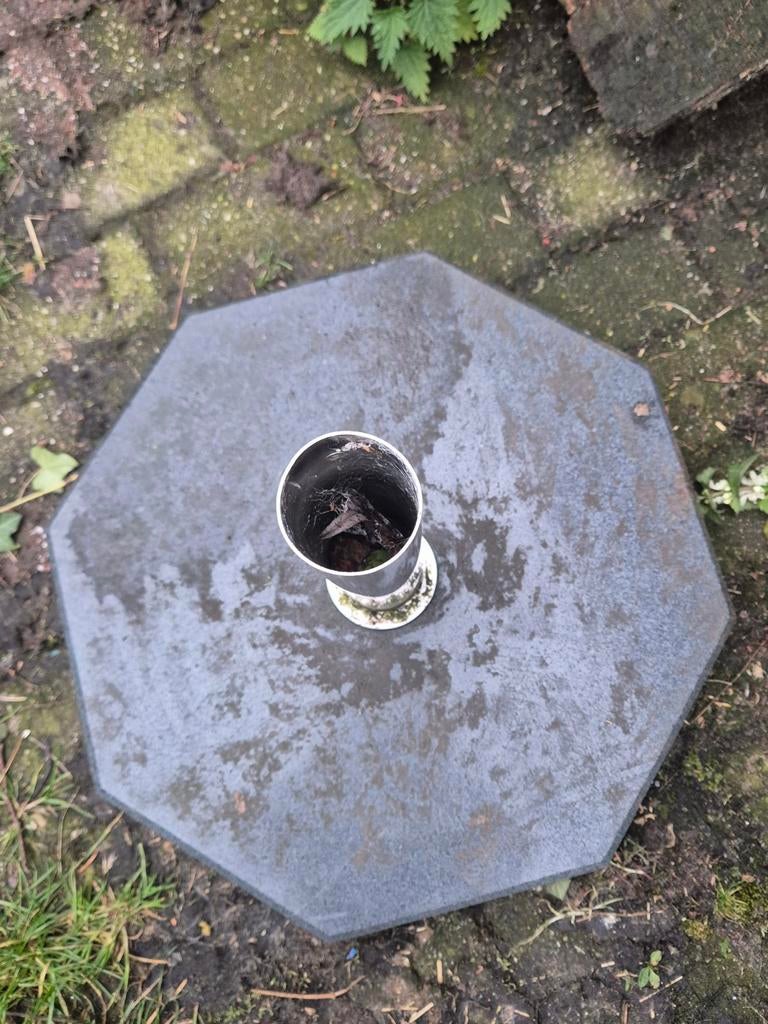 Voet parasol marmer, Ophalen