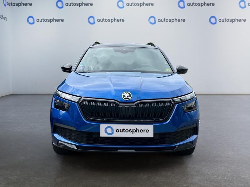 Skoda Kamiq Monte Carlo*Carplay*Camera*Toit pano*Attelage*si, 95 pk, Blauw, Bedrijf, Handgeschakeld