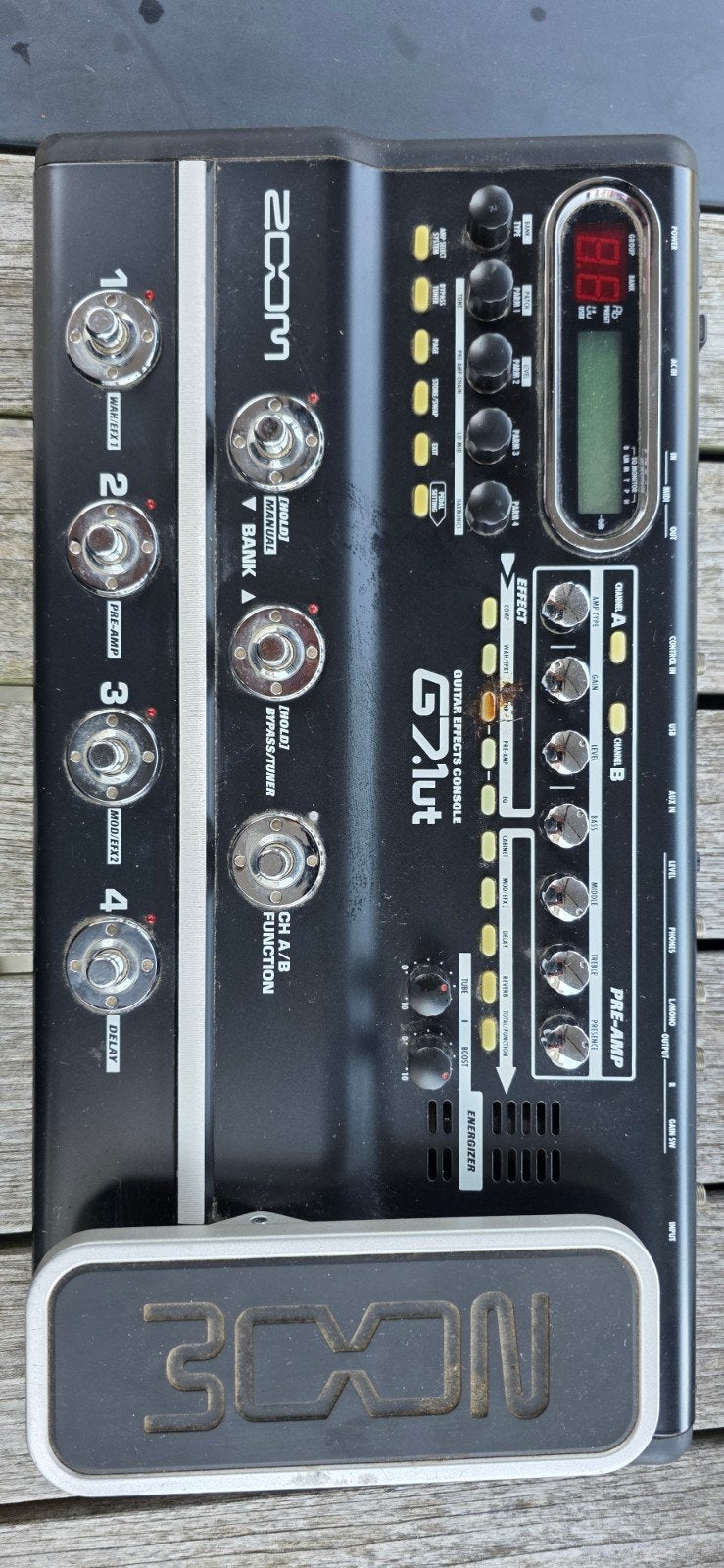 Zoom G7.1ut Guitar Effects Console – Multi-effectpedaal met, Ophalen, Volume