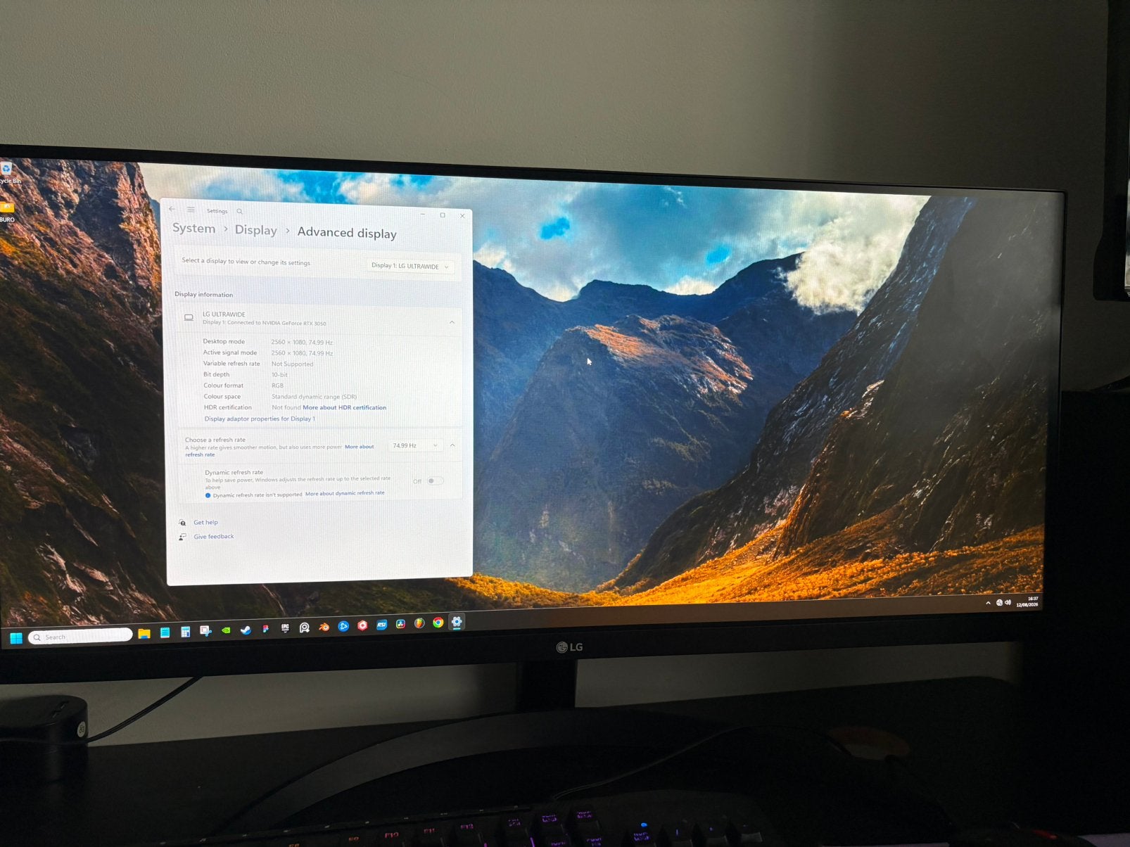 Moniteur large LG, Enlèvement, Comme neuf, LG