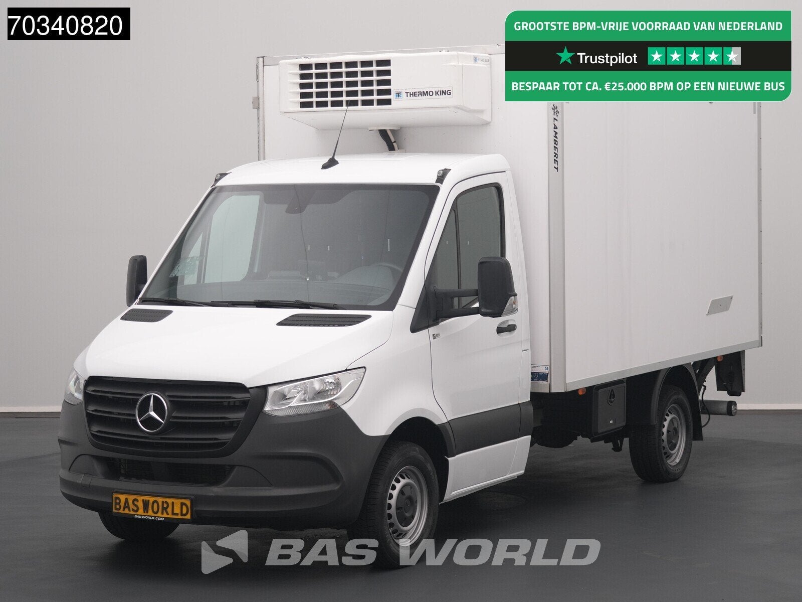 Mercedes Sprinter 317 CDI Automaat Koel/Vrieswagen Laadklep, Automaat, Stof, Gebruikt, Euro 6