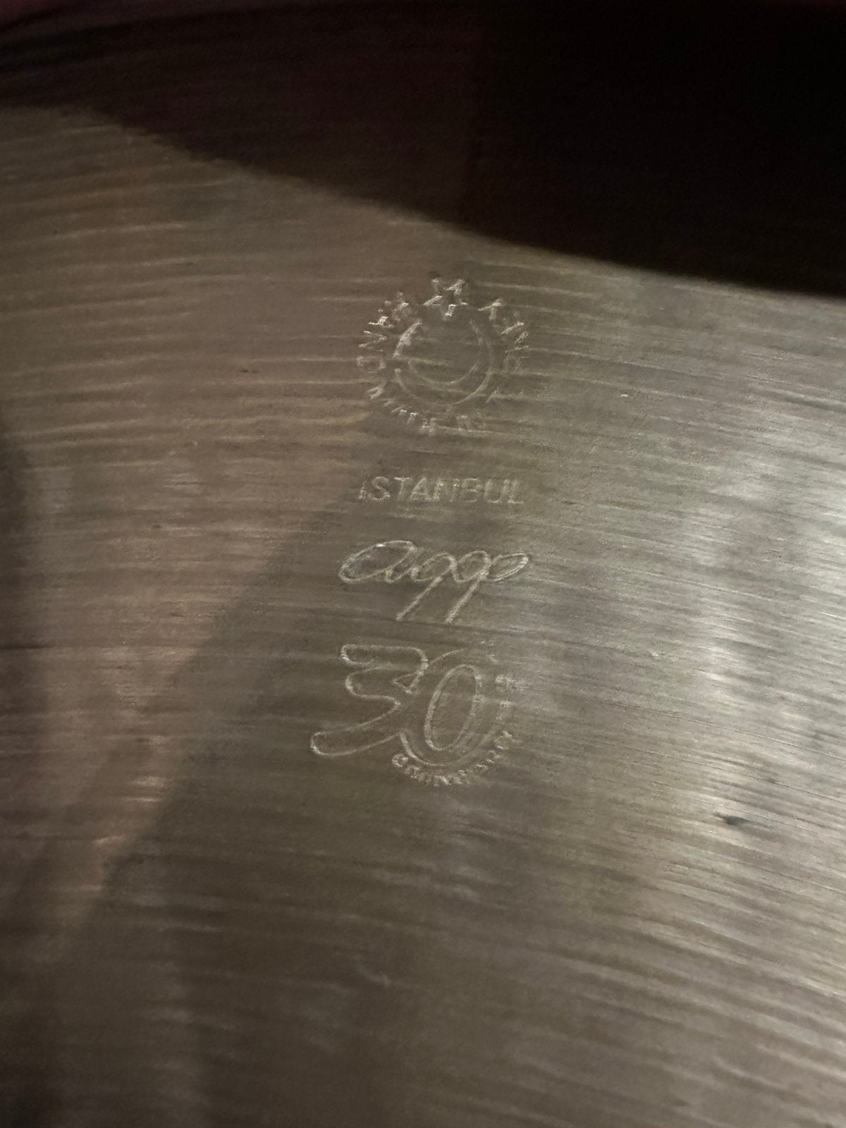 Cymbale istanbul agop 30th anniversarry, Musique & Instruments, Enlèvement, Comme neuf