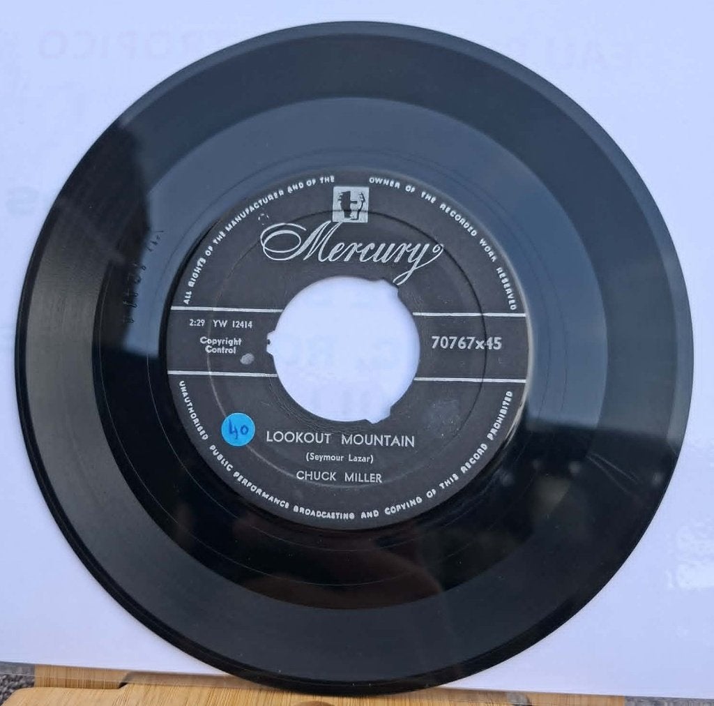 Chuck Miller – Lookout Mountain – Boogie Blues, CD & DVD, Vinyles Singles, Pressage original, 7 inch, Utilisé, Jazz et Blues