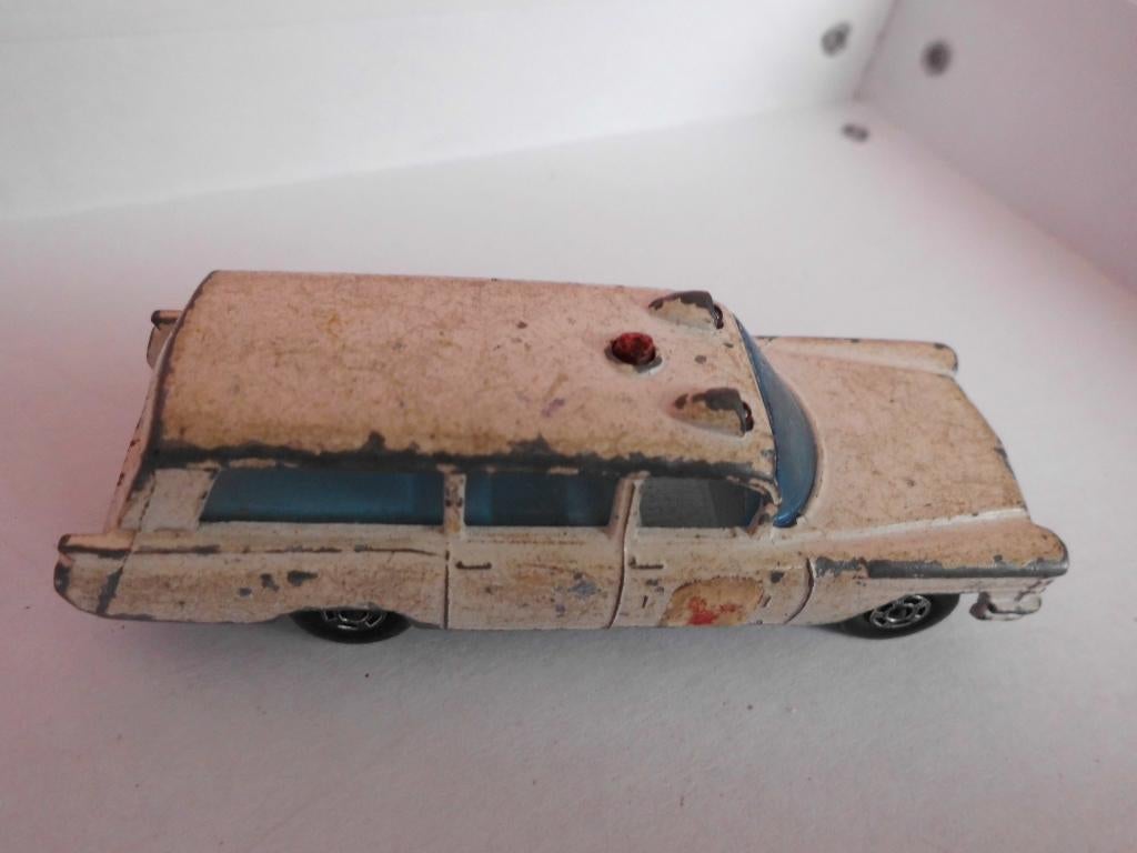 Matchbox Nr. 54 S & S Cadillac Ambulance, Ophalen of Verzenden, Gebruikt, Auto's