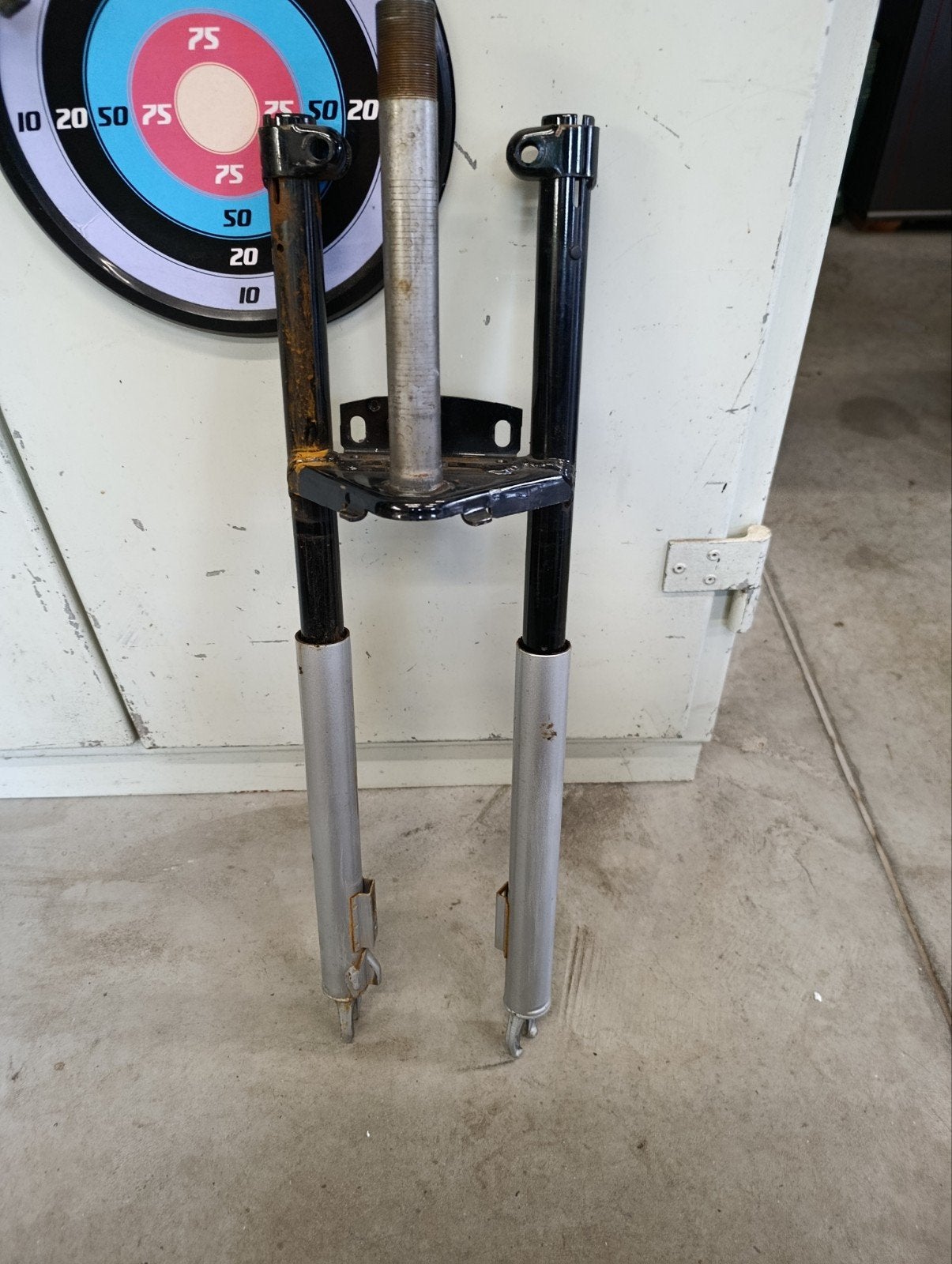 Fourche avant Peugeot Fox pour pièces, Vélos & Vélomoteurs, Enlèvement ou Envoi, Utilisé, Cadre, Peugeot