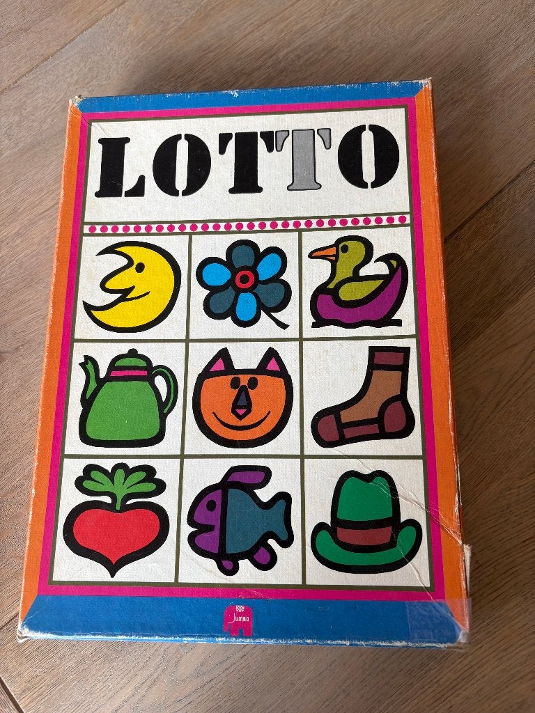 Vintage Jumbo plaatjes lotto, Ophalen of Verzenden, Overige typen