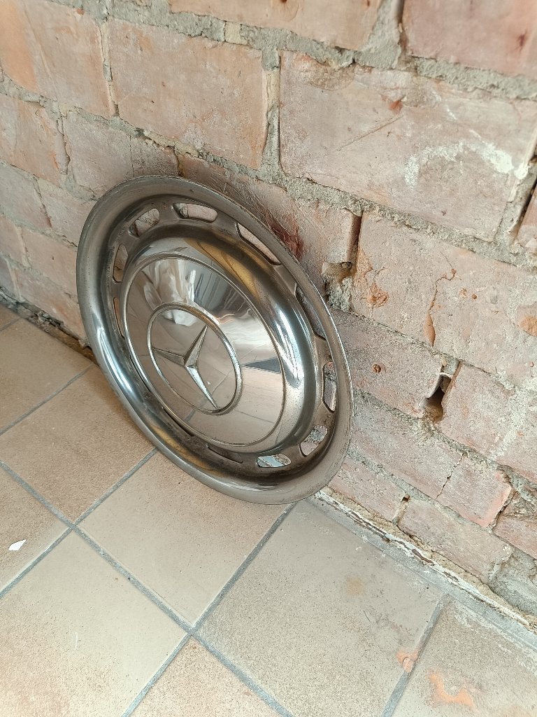 Vintage wieldeksel Mercedes, Ophalen of Verzenden, Gebruikt