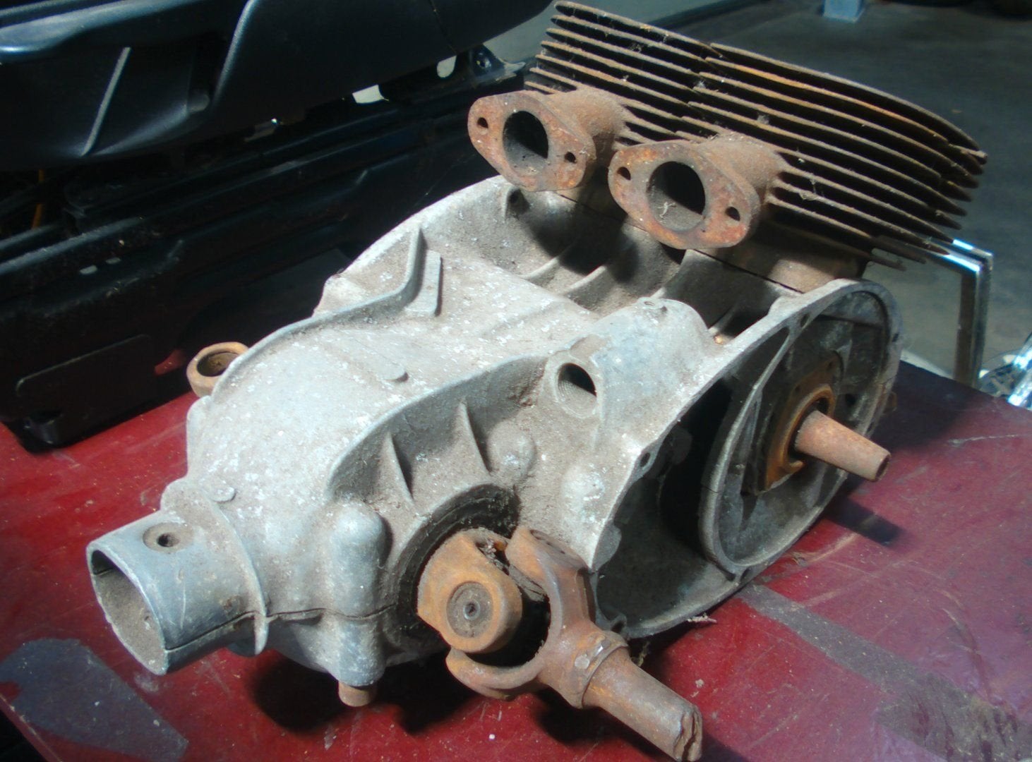 motorblok voor onderdelen goggomobil ts250   1962, Gebruikt, -, -, Ophalen of Verzenden