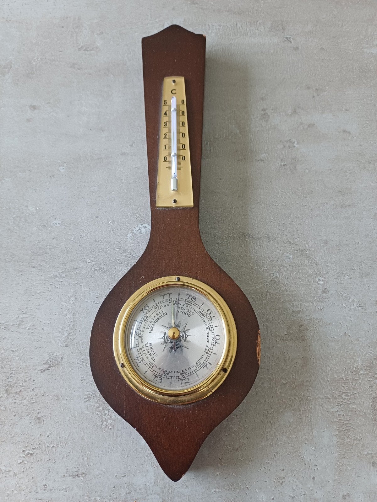 Barometer en thermometer., Ophalen of Verzenden, Barometer