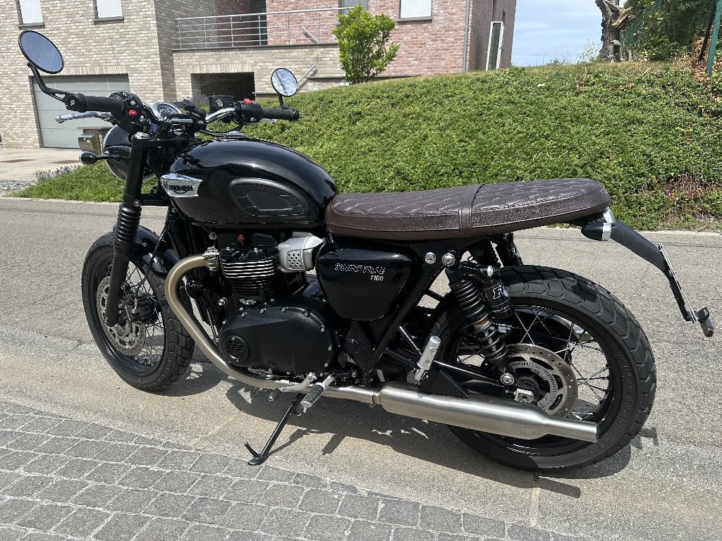 Triumph Bonnevile T100 - 2023, Motos, Motos | Triumph, Particulier, Autre, plus de 35 kW, 2 cylindres, Permis Moto A, Éclairage LED