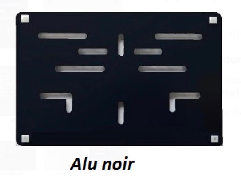 Support-plaque immatriculation noir, Motos, Accessoires | Autre, Neuf, Enlèvement ou Envoi