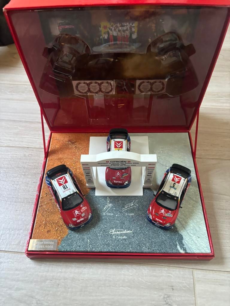 Norev Citroën Xsara WRC 2005 Sébastien Loeb 1/1000 1:43, Hobby en Vrije tijd, Ophalen of Verzenden, Zo goed als nieuw, Norev