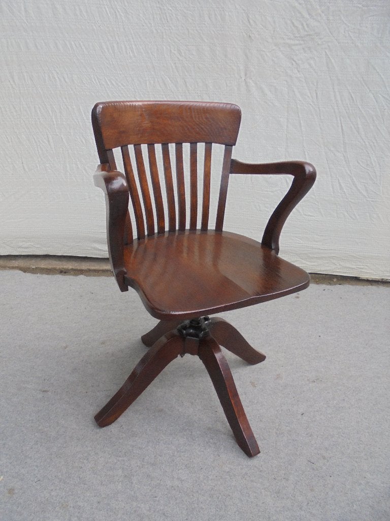 chaise de bureau en chêne chaise de bureau chaise pivotante, Enlèvement ou Envoi