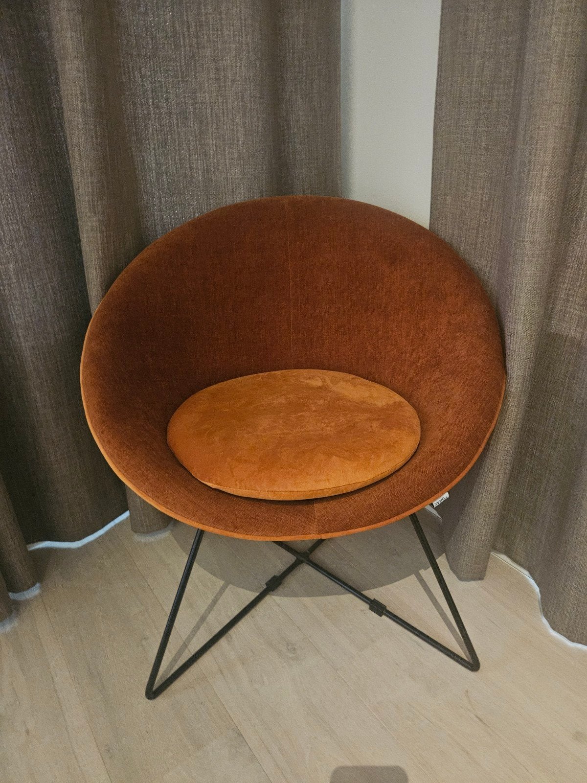 stoel POMAX - bruine- ophalen in Oostende, Maison & Meubles, Chaises, Comme neuf, Brun, Enlèvement, Une
