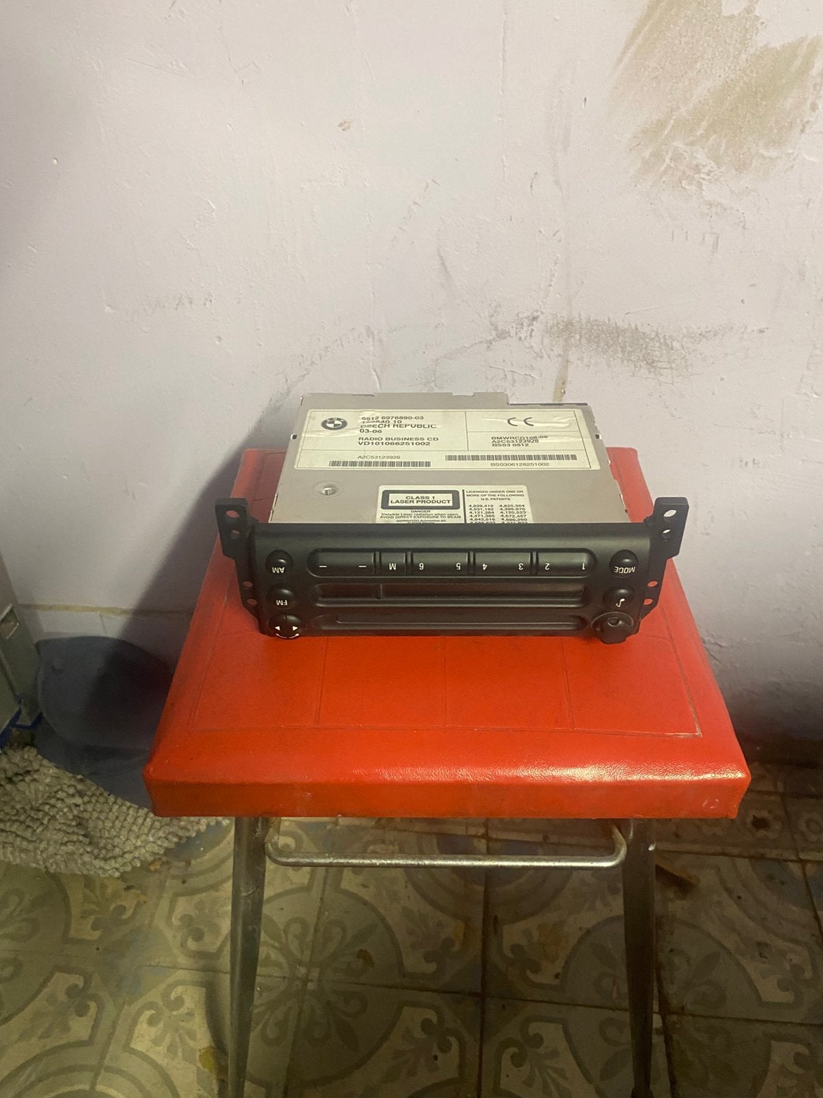 Radio bmw pour mini cooper s r53, Enlèvement, Comme neuf