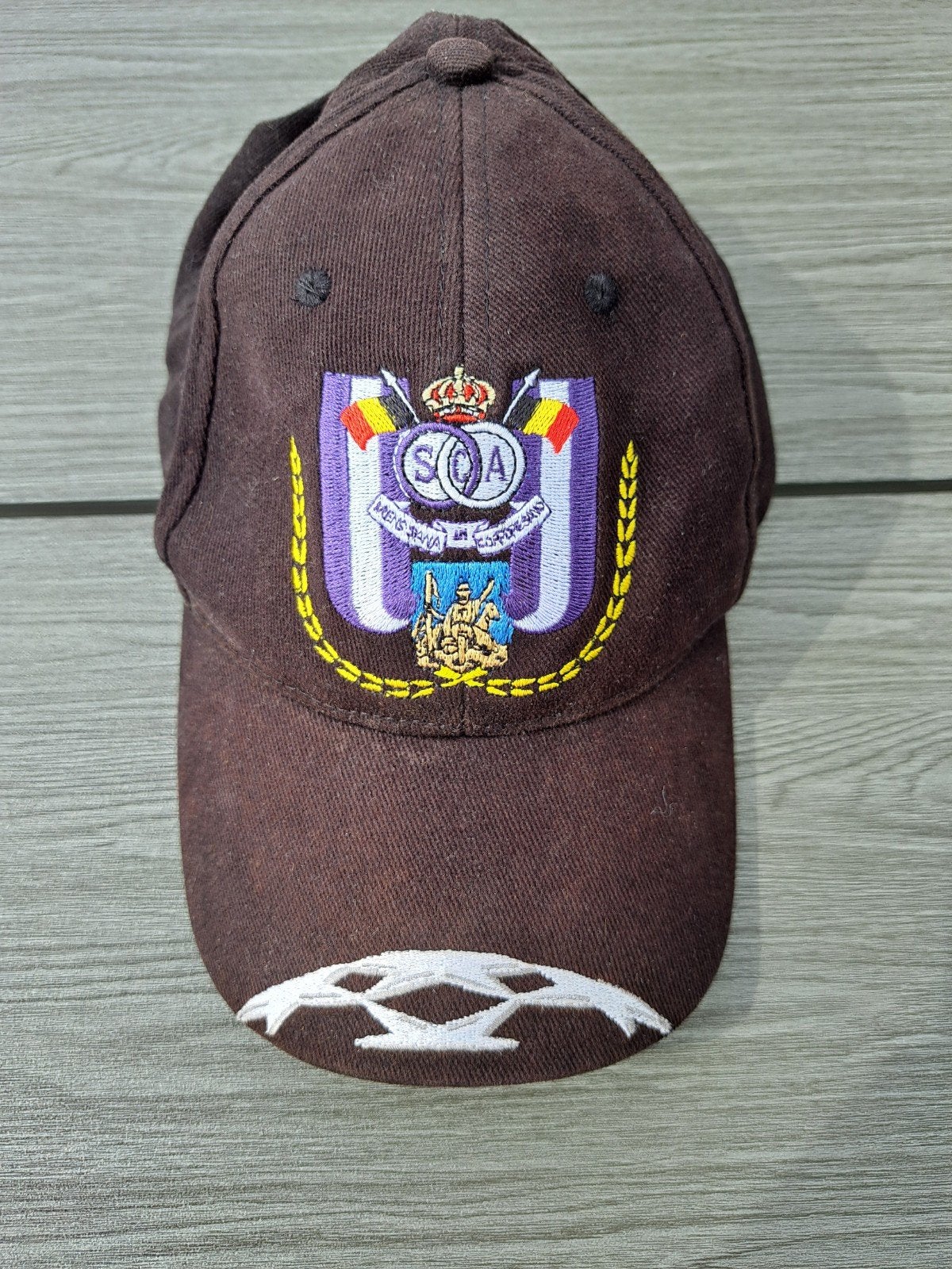 Casquette RSCA Anderlecht, Enlèvement ou Envoi, Casquette, Uefa, Comme neuf