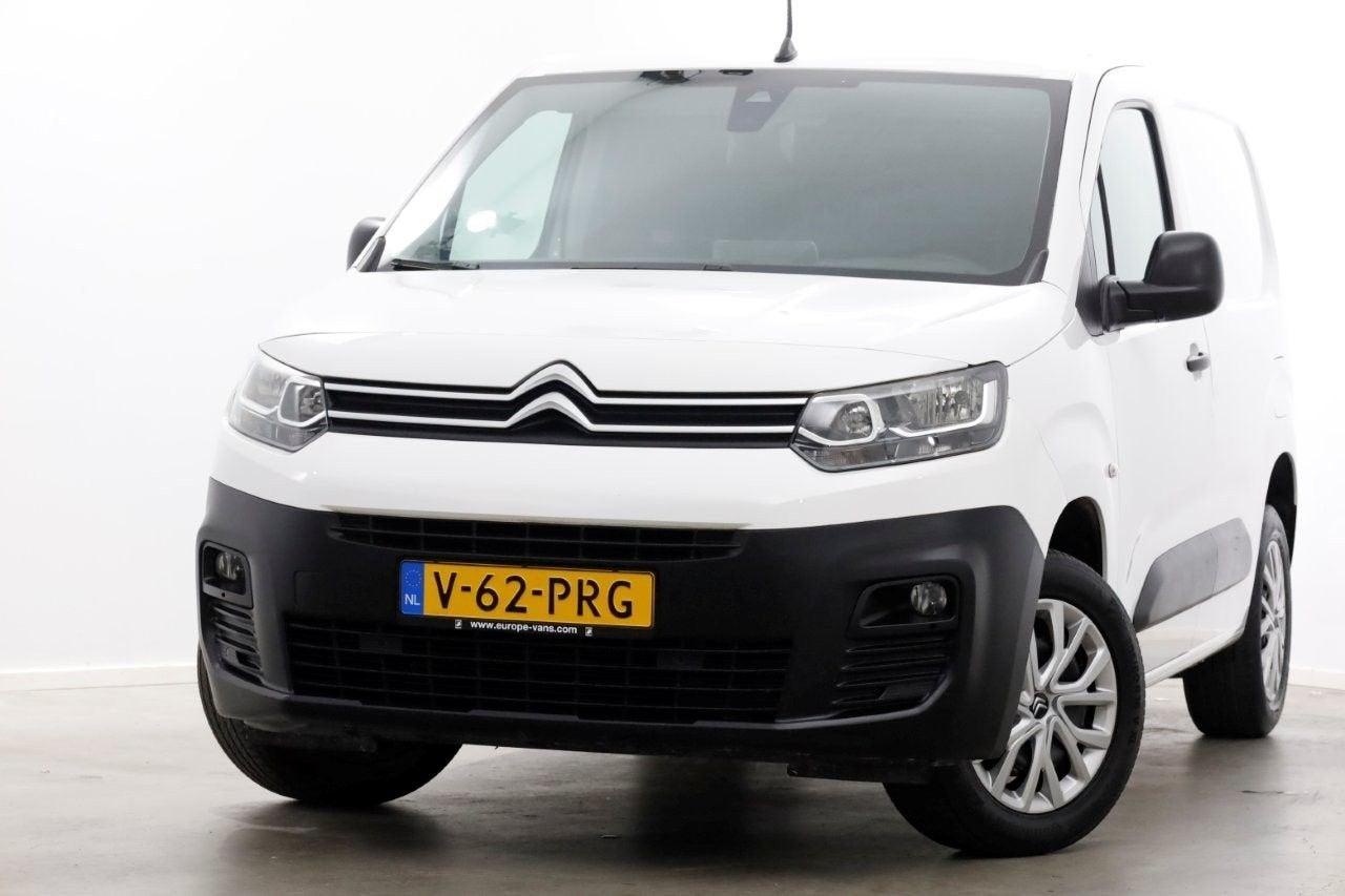 Citroën Berlingo 1.2 PureTech 110pk Benzine Airco/Navi/Camer, Citroën, Wit, Bedrijf, Handgeschakeld