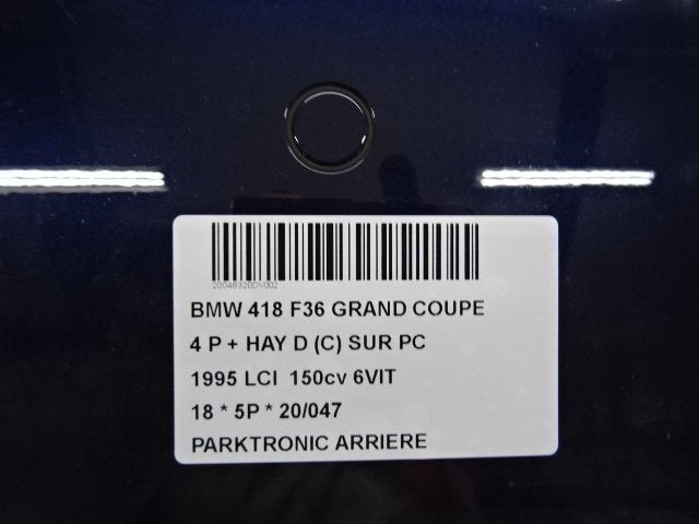 CAPTEUR AIDE AU STATIONNEMENT BMW 4 serie Gran Coupe (F36), Utilisé, BMW