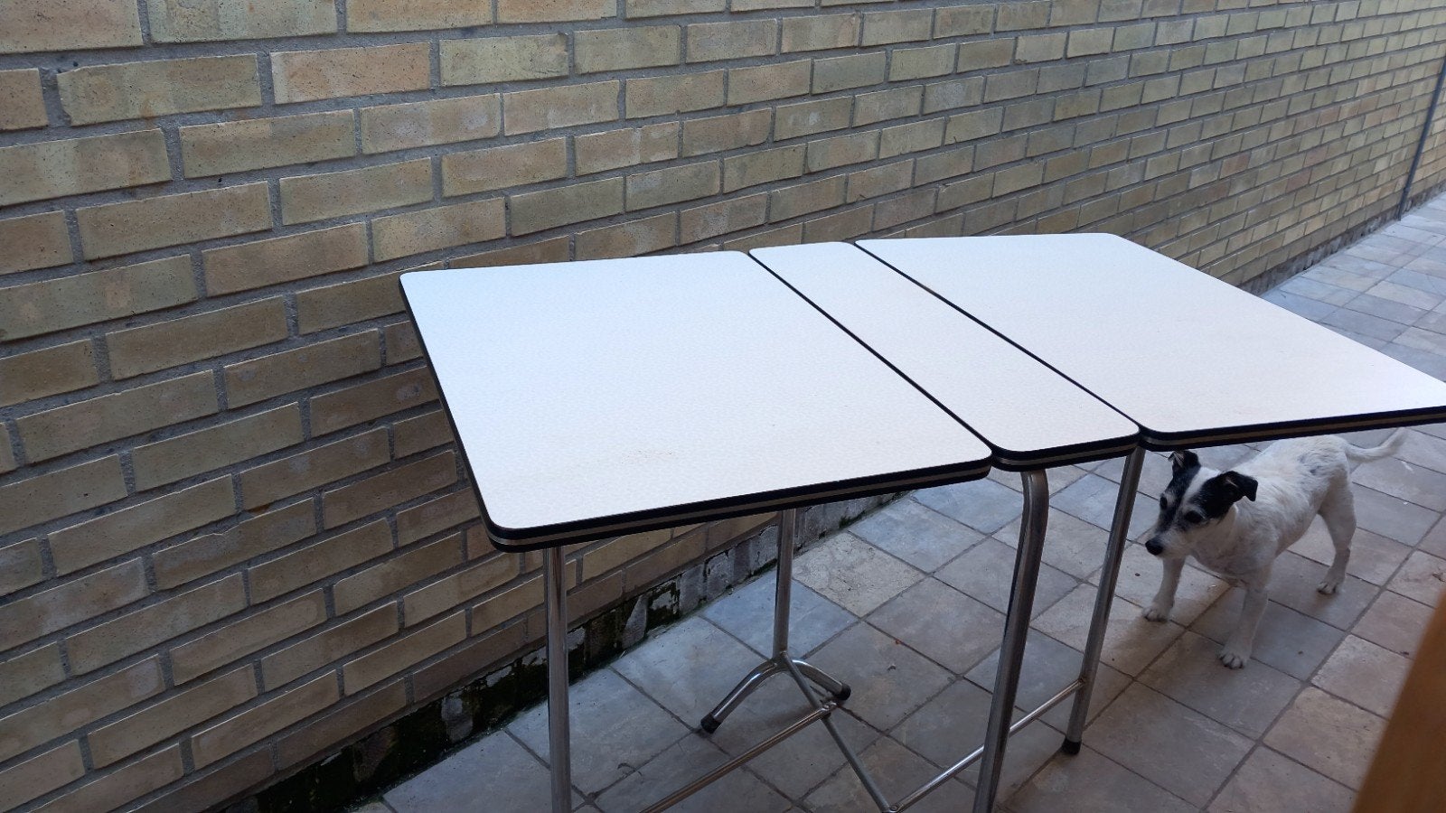 Vintage keuken tafel in klapbaar, Ophalen