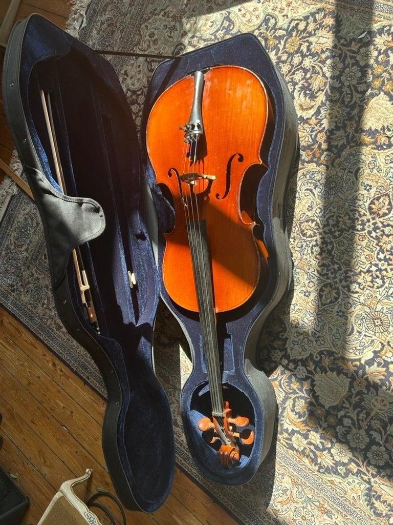 cello 3/4, Musique & Instruments, Enlèvement, Utilisé, Violoncelle 3/4, Avec valise