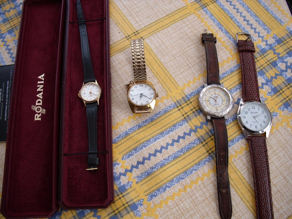 uurwerken heren, Handtassen en Accessoires, Horloges | Heren, Ophalen, Zo goed als nieuw, Polshorloge, Overige merken