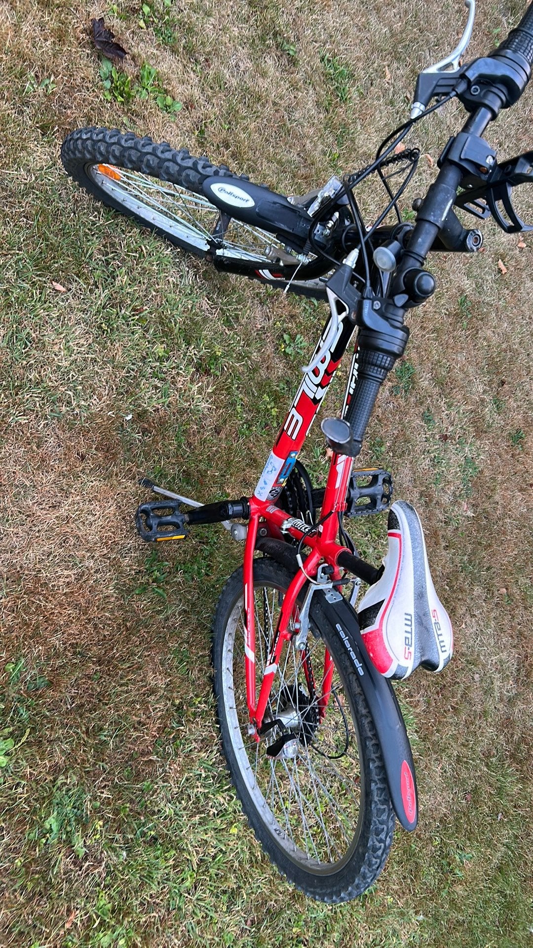 Kinderfiets 22inch mountainbike type, Fietsen en Brommers, Ophalen, Gebruikt, Velgrem, 20 inch of meer