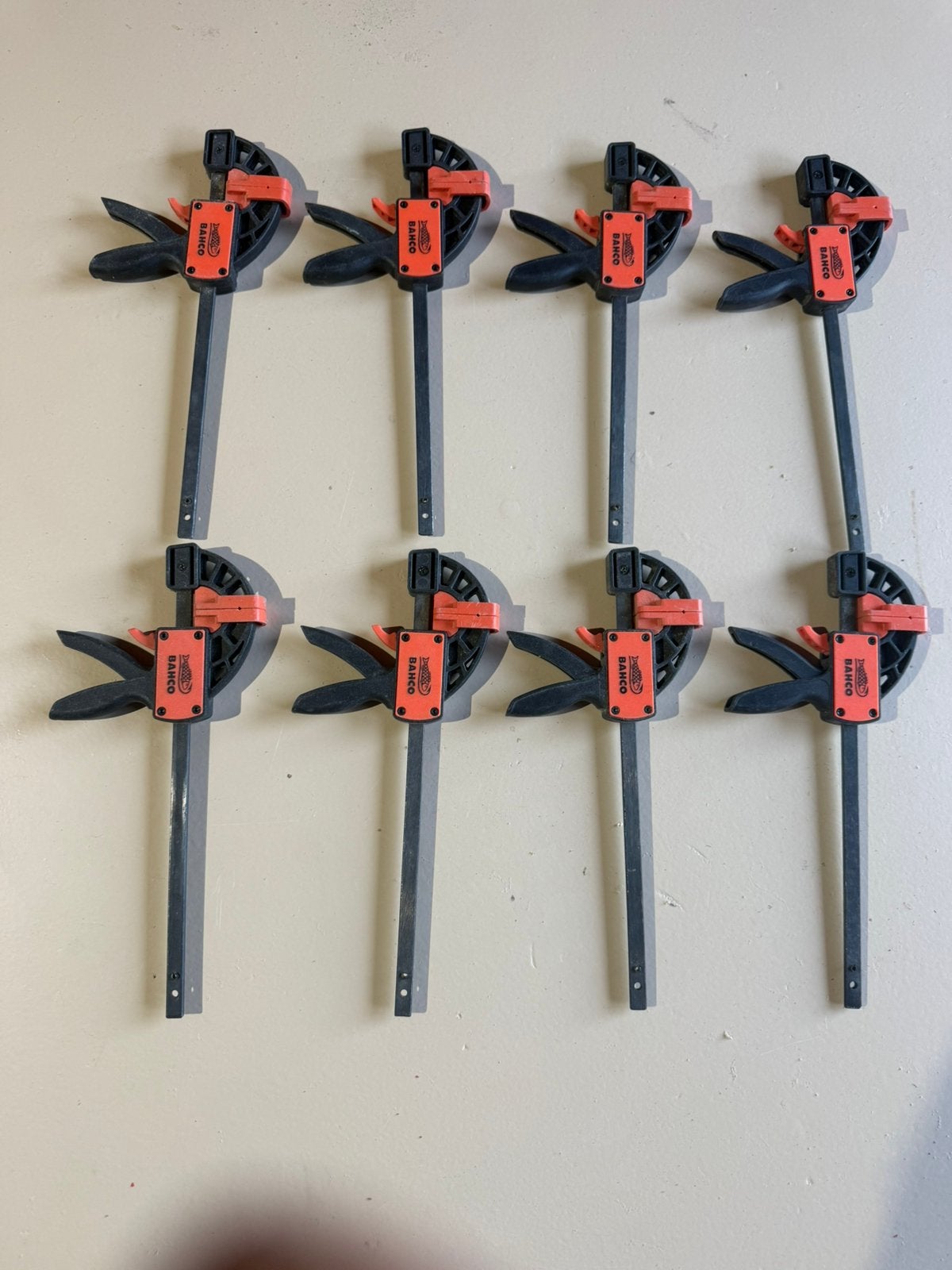Snelspanklem BAHCO 15cm, set van 8, Ophalen, Zo goed als nieuw